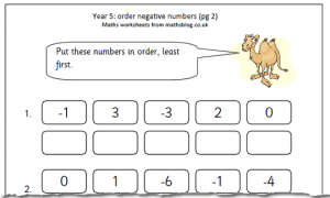 maths worksheet year 5 negative numbers 2 maths blog