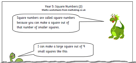 year 5 maths worksheet square numbers 2 maths blog