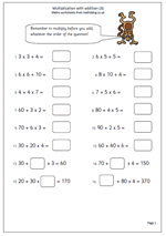 free year 4 maths worksheets maths blog part 2