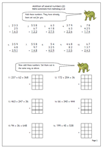 year 5 maths worksheet written addition maths blog