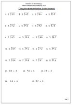 Resource Of The Week: Short Division Of Decimals – Maths Blog