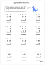 short multiplication by 2 5 and 10 maths blog